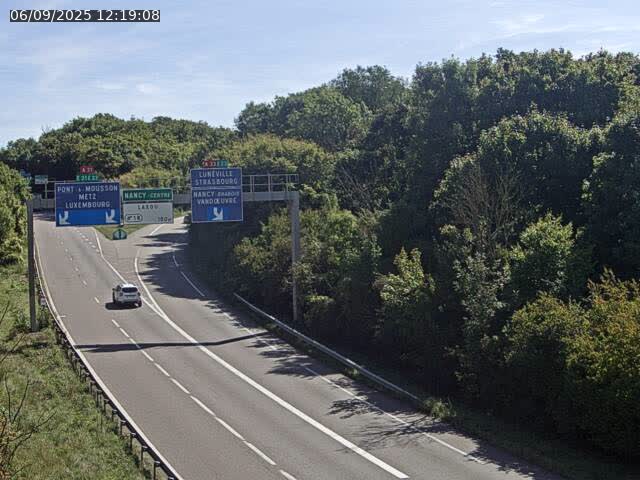 Caméra autoroute France - Biffurcation A31/A33, Laxou direction Nancy