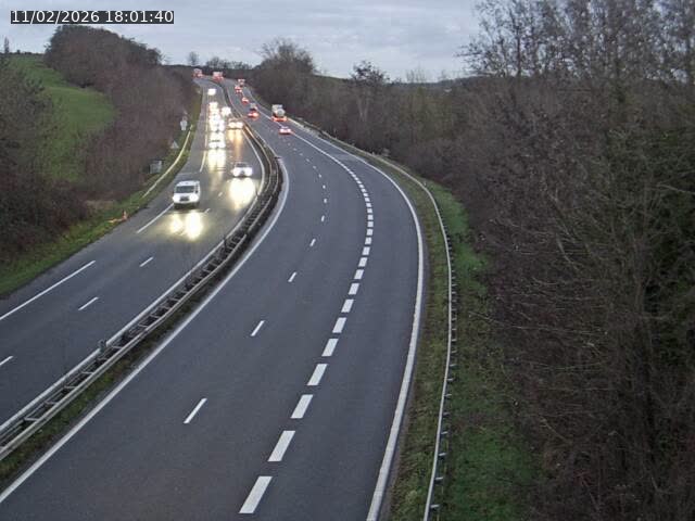 Caméra autoroute France - A33, Rosières direction Lunéville