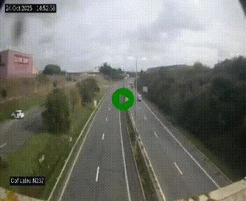 Webcam située à la Rochelle, à la fin de la N237 avant l'accès au péage du Pont de l'Île-de-Ré