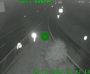 Webcam N147 au nord de Poitiers et à la jonction avec la A10