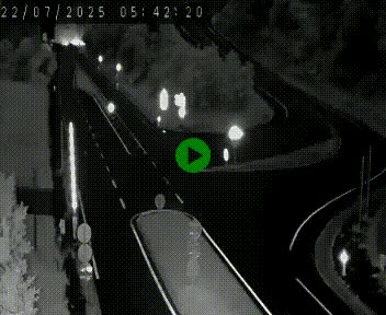 Webcam routière sur la N122 au niveau du Tunnel du Lioran. Vue de l'entrée côté Aurillac.