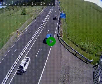 Caméra autoroute A75 à hauteur du col de la Fageole en direction de Clermont-Ferrand