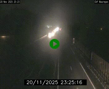 Webcam sur le périphérique de Rennes (N136) à hauteur de Maurepas, au nord de la ville