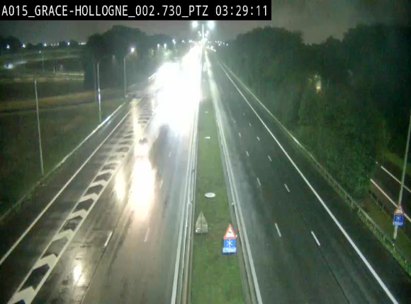 Caméra trafic Belgique - Grâce-Hollogne - E42, jonction avec A604, direction Loncin/Aéroport de Liège -  BK 3.2