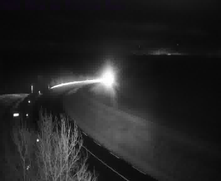 Webcam sur la D603 située en haut de la Côte de Zimming. Vue orientée vers Saint-Avold.