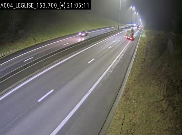 Webcam autoroute E411 à hauteur de Léglise, en direction de Luxembourg