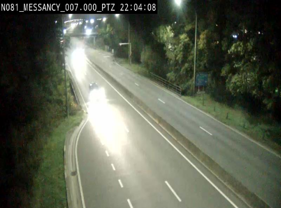 Webcam sur la N81 (E411) à hauteur du Cora Messancy. Vue orientée vers Arlon