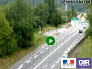 Webcam info trafic à proximité de Vizille sur la N85, au niveau du point de vue du Saut du Moine à Champagnier