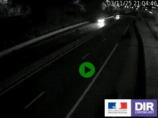 Caméra autoroutière sur l'A47 à hauteur de Givors, a proximité de Lyon. La webcam est orientée vers Lyon