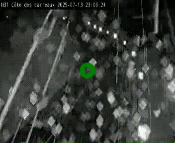 Webcam en haut de la Côte des Carreaux sur la N31 à Avesnes-en-Bray. Vue orientée vers Rouen