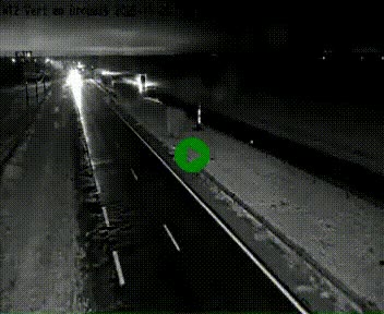 Webcam à hauteur de Vert-en-Drouais sur la N12, en périphérie de Dreux. Vue orientée vers Alençon