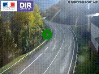 Caméra trafic sur la N90 à Bourg-Saint-Maurice, en provenance d'Aoste et en direction d'Albertville