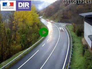 Caméra trafic sur la N90 à Bourg-Saint-Maurice, en provenance d'Aoste et en direction d'Albertville