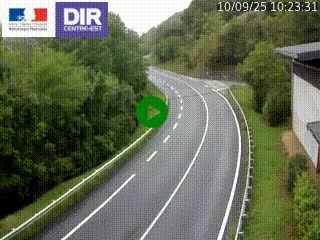Caméra trafic sur la N90 à Bourg-Saint-Maurice, en provenance d'Aoste et en direction d'Albertville
