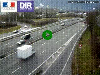 Caméra routière à hauteur de la sortie 15 Chambéry-centre au PK 4,103 en direction d'Albertville