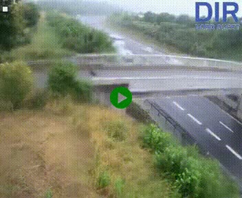 Webcam sur A84 à hauteur de Pont-Farcy, au niveau du pont autoroutier sur la Vire, au sud de Saint-Lô