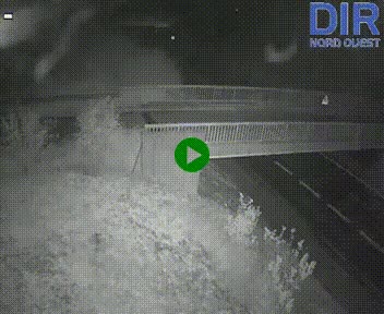 Webcam sur A84 à hauteur de Pont-Farcy, au niveau du pont autoroutier sur la Vire, au sud de Saint-Lô