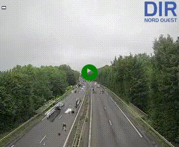 Webcam sur le périphérique de Caen (N814) à l'est de la ville, à Mondeville hauteur de la sortie 2, Presqu'île-Rives de l'Orne, au bout de l'autoroute A13