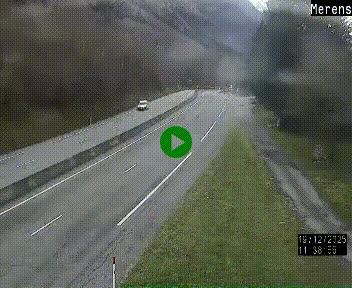 Webcam Ax-les-Thermes sur N20, en direction d'Andorre