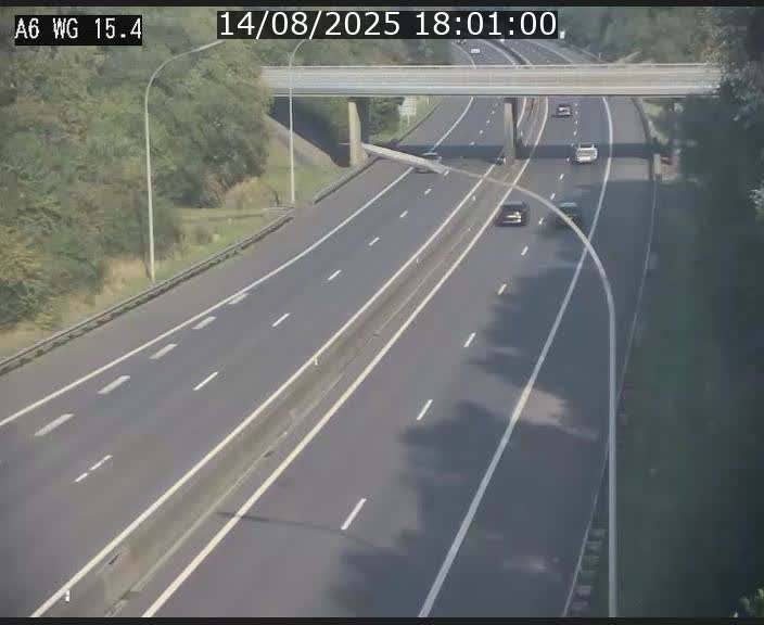 Traffic live webcam Luxembourg Capellen - A6 - BK 15.4 - direction Luxembourg/France/Allemagne