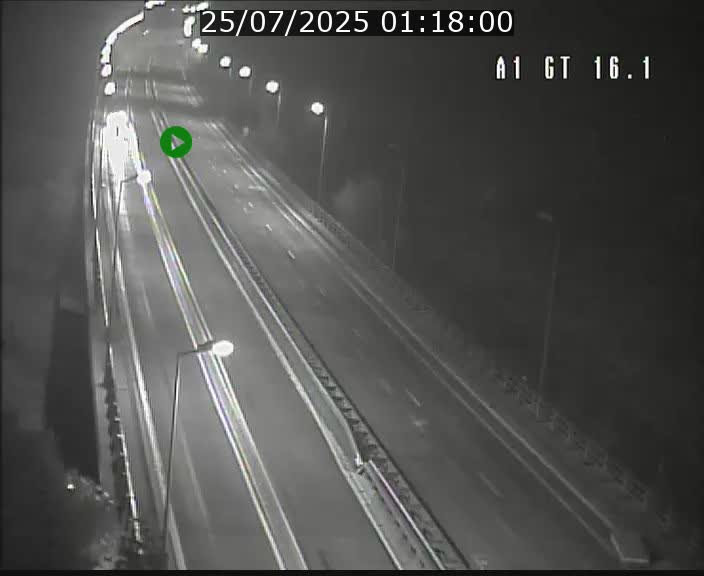 Traffic live webcam Luxembourg Niederanven - A1 direction Allemagne - BK 16.1