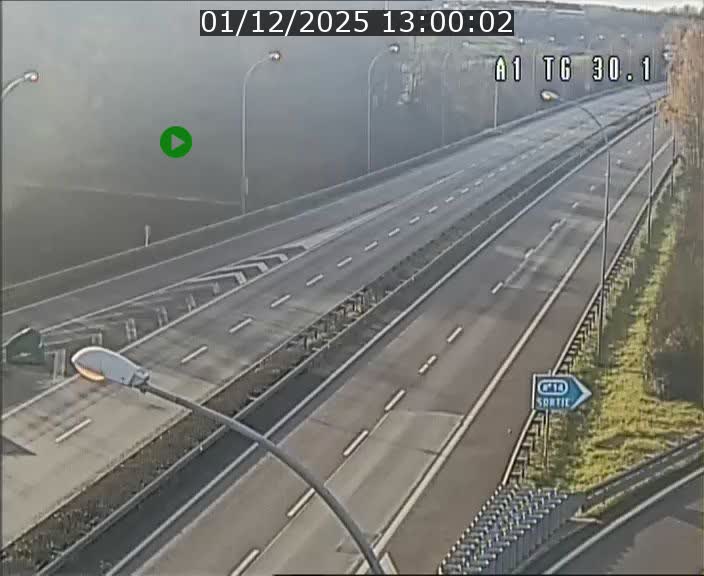 Traffic live webcam Luxembourg Grevenmacher - A1 direction Luxembourg - BK 30.1