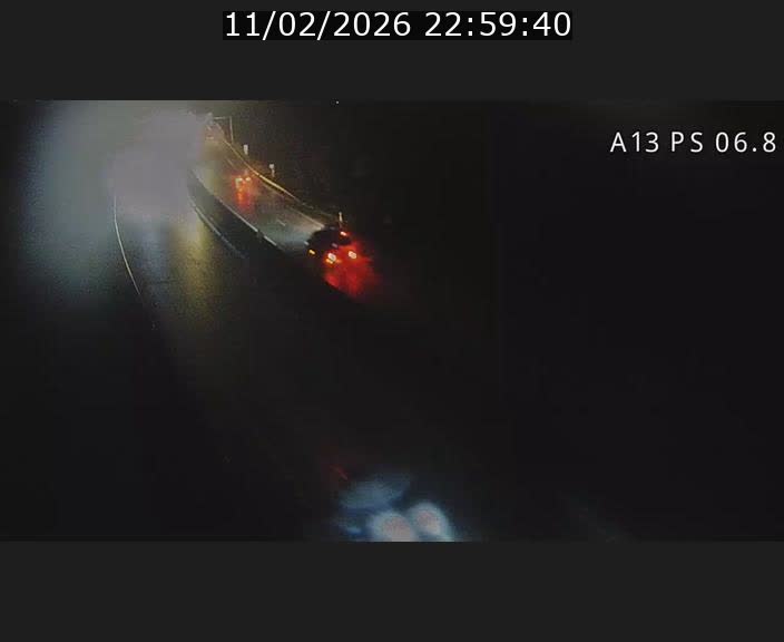 Traffic live webcam Luxembourg Ehlerange - A13 direction Esch-sur-Alzette - BK 6.8