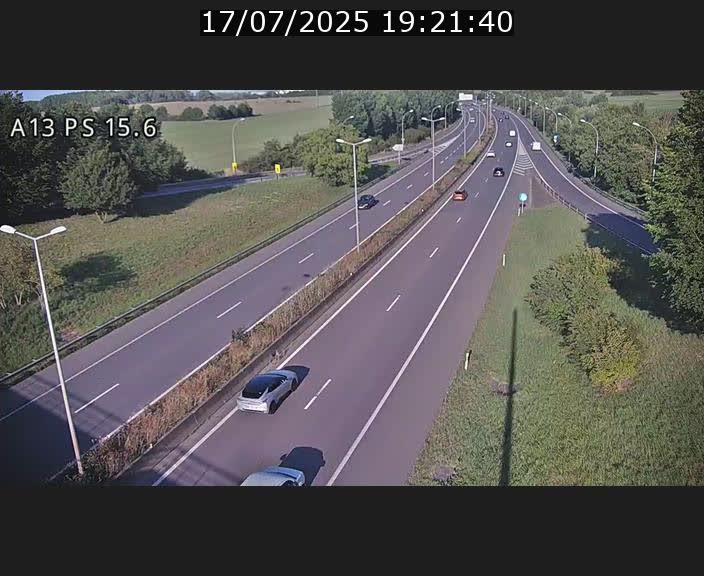 Traffic live webcam Luxembourg Kayl - A13 direction Dudelange - BK 15.6