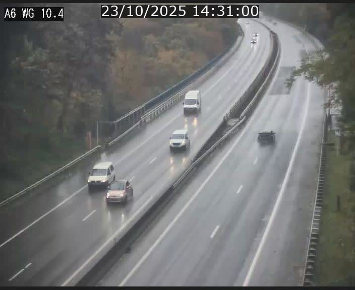 Traffic live webcam Luxembourg Mamer - A6 - BK 10.4 - direction Luxembourg/France/Allemagne