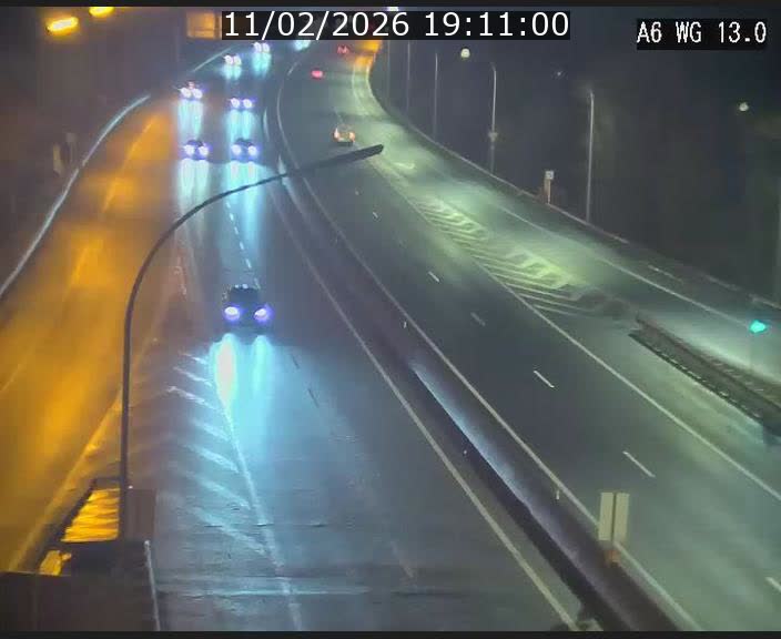 Traffic live webcam Luxembourg Mamer - A6 - BK 13 - direction Luxembourg/France/Allemagne
