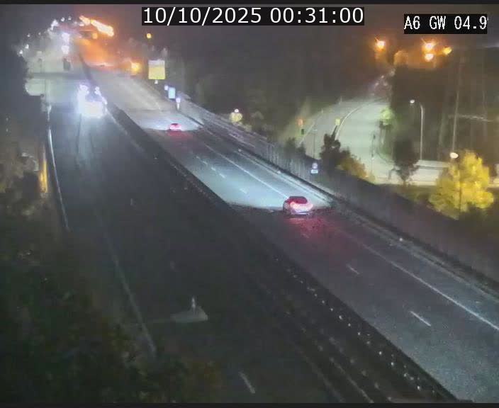 Traffic live webcam Luxembourg Croix de Cessange - A6 - BK 4.9 - direction Belgique
