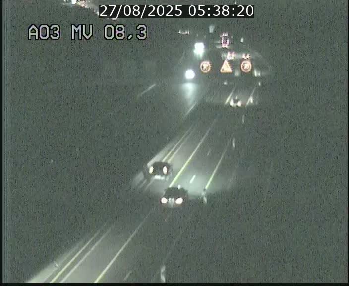 Webcam Autoroute après la Croix de Bettembourg en direction de Luxembourg sur l'A3