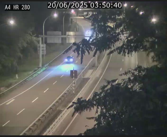 Webcam traffic A4 Luxembourg - BK 0.2 - P+R Bouillon (direction Luxembourg)
