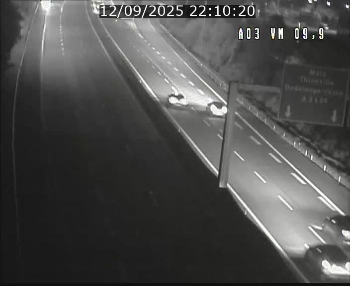 Webcam Autoroute à la Croix de Bettembourg - A3 - BK 9.9 - direction France