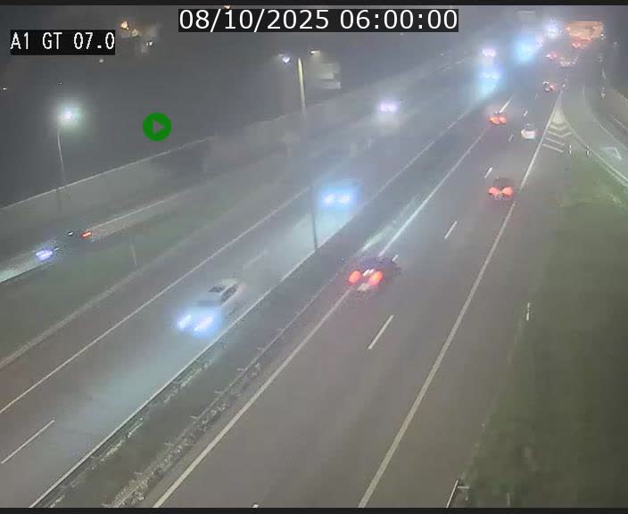 Traffic live webcam Luxembourg Cents - A1 direction Kirchberg - BK 7