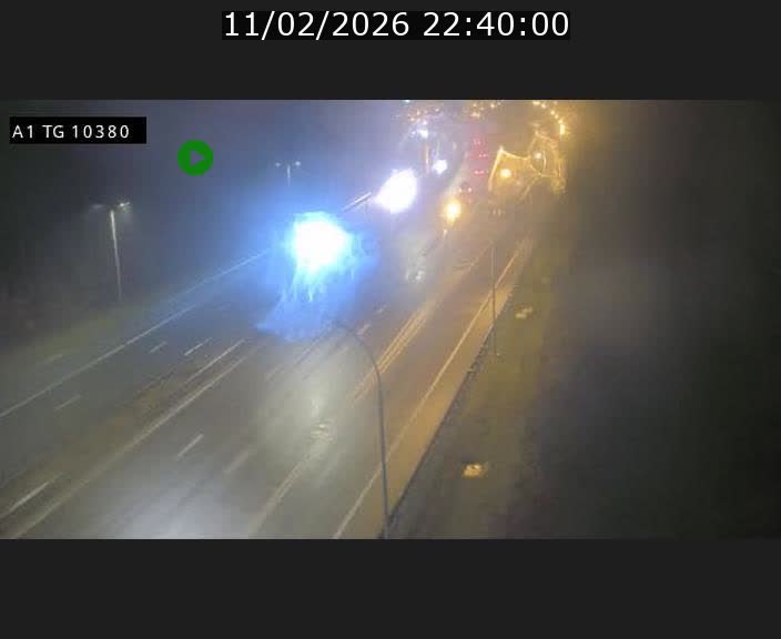 Traffic live webcam Luxembourg Senningerberg - A1 direction Luxembourg Kirchberg - BK 10.3