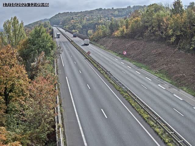 Caméra autoroute France - A30, Hayange direction Metz