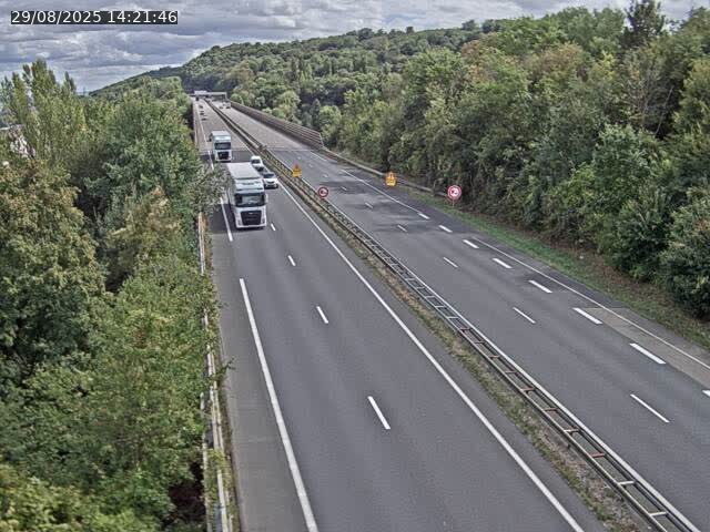 Caméra autoroute France - A30, Hayange direction Metz