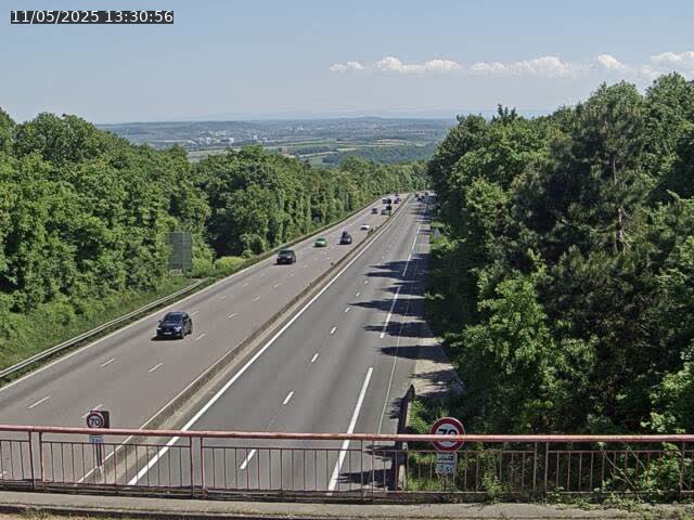 Caméra autoroute France - A33, Houdemont direction Lunéville