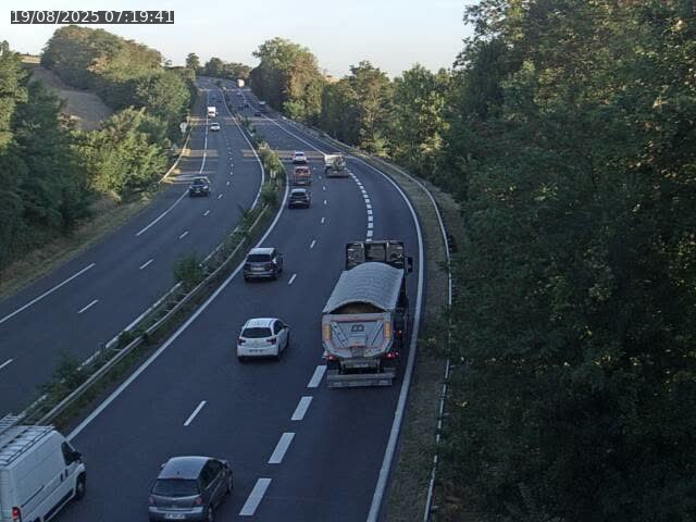 Caméra autoroute France - A33, Rosières direction Lunéville