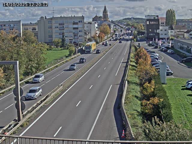 Caméra autoroute France - A31, Thionville direction Metz