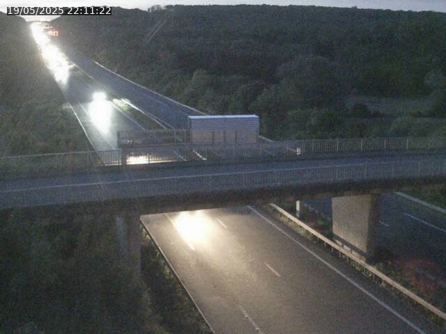 Caméra autoroute France - A31, Zoufftgen direction Luxembourg-ville, à la frontière entre la France et le Luxembourg