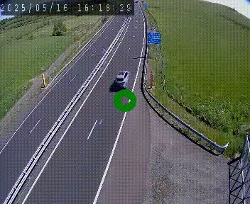 Caméra autoroute A75 à hauteur du col de la Fageole en direction de Clermont-Ferrand