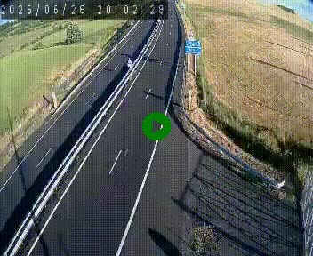 Caméra autoroute A75 à hauteur du col de la Fageole en direction de Clermont-Ferrand