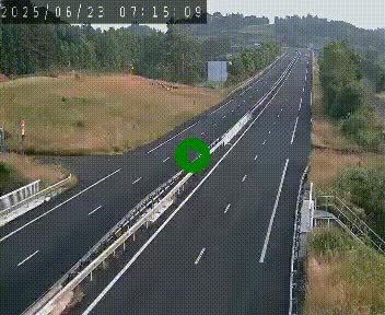 Caméra autoroutière France - A75, Coren, en direction de Montpellier