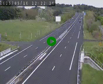 Caméra autoroutière France - A75, Coren, en direction de Montpellier
