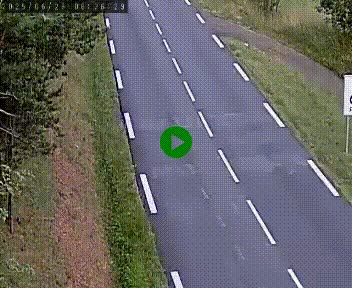 Caméra routière France - N102, au niveau du col de Montmirat à Saint-Etienne-du-Valdonnez à 1039 mètres d'altitude