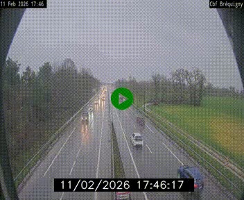 Webcam sur le périphérique de Rennes (N136) à hauteur du quartier Bréquigny, au sud de la ville