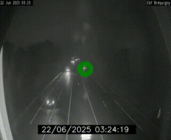 Webcam sur le périphérique de Rennes (N136) à hauteur du quartier Bréquigny, au sud de la ville