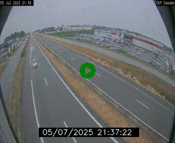 Webcam sur la N165 à hauteur de Caudan, dans le Morbihan.